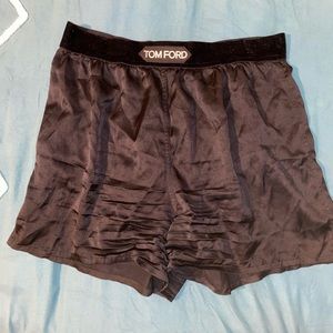 Black Silk Tom Ford Shorts